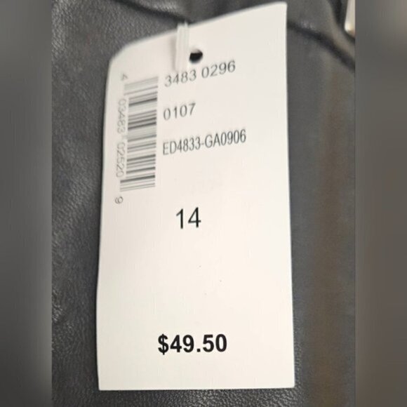 Ricki's Faux Leather Ruffle Midi Skirt NWT - Picture 8 of 10